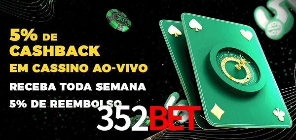 Promoções do cassino ao Vivo 352bet